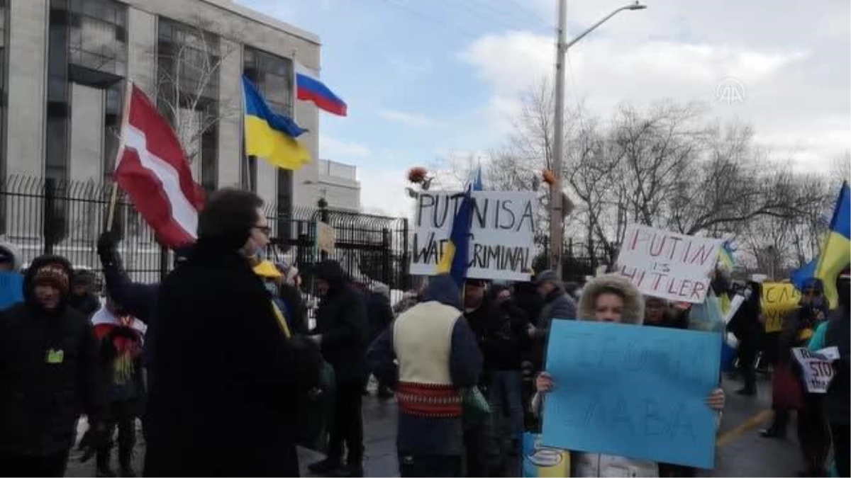 Ottawa\'da Ukrayna\'ya destek gösterisi