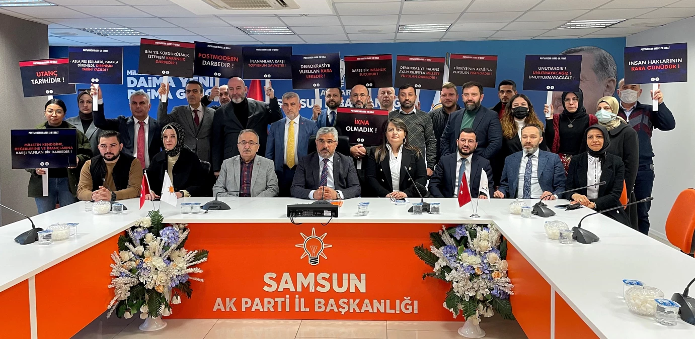 Samsun, Çorum, Tokat, Çankırı, Kastamonu, Amasya ve Sinop\'ta 28 Şubat sürecine tepkiler