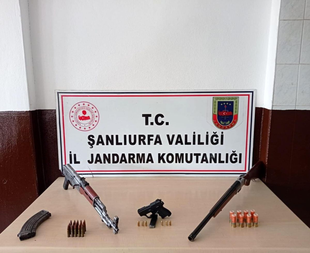 Şanlıurfa\'da silah kaçakçılığı operasyonu