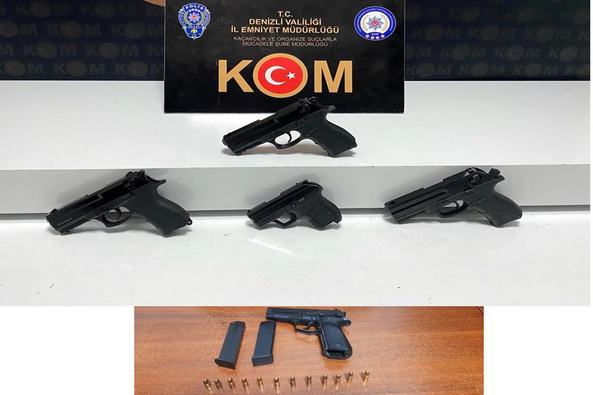 Silah kaçakçıları operasyonla yakalandı