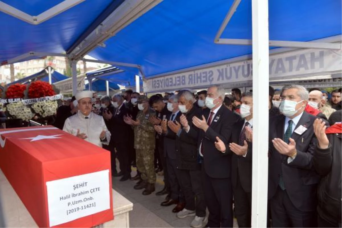 SİLAH KAZASI ŞEHİDİ UZMAN ÇAVUŞ, HATAY\'DA SON YOLCULUĞUNA UĞURLANDI