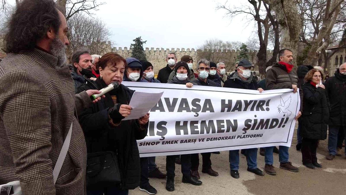 Son dakika haberi... Sinop \'savaşa hayır\' dedi