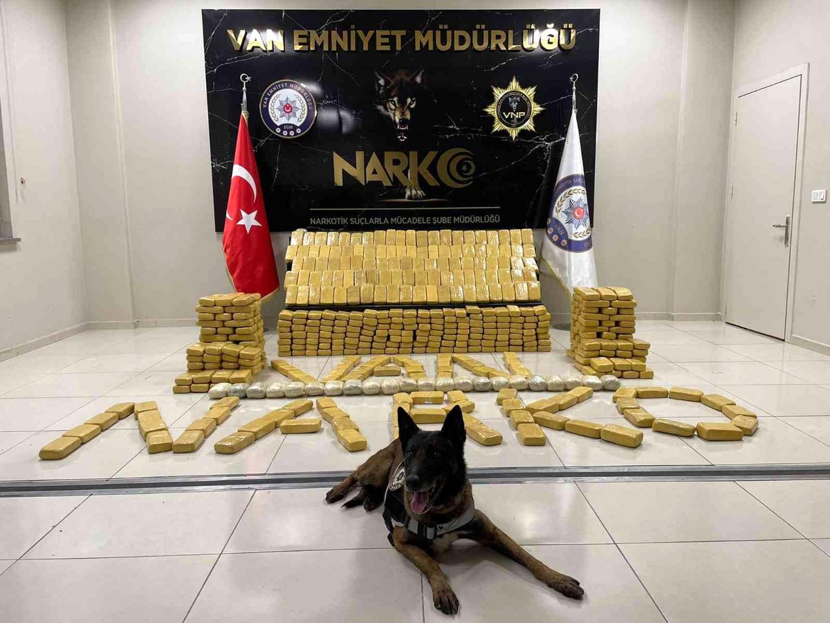 Van\'da 347 kilo eroin ele geçirildi