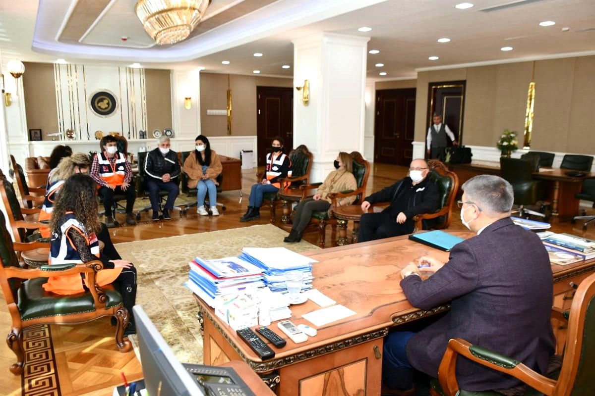 AFAD\'dan Vali Gürel\'e Deprem Haftası ziyareti