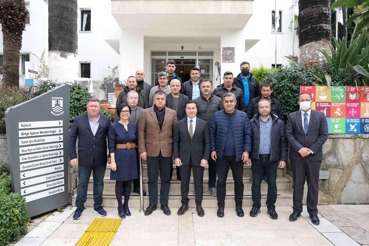Başkan Aras, Bodrum Şoförler ve Otomobilciler Odası yönetimini ağırladı