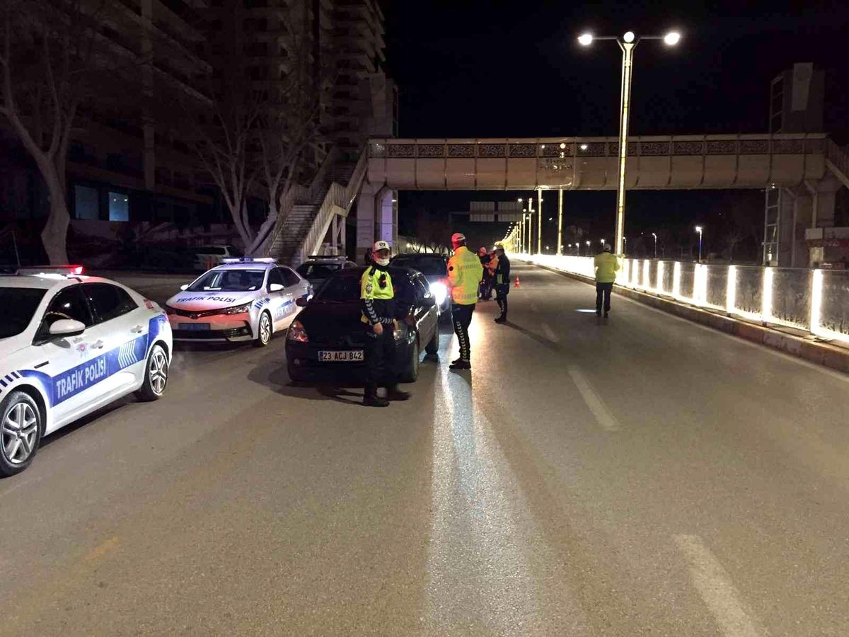 Elazığ\'da trafik kontrolü