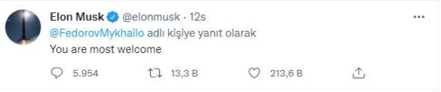 Elon Musk'ın gönderdiği Starlink uydu terminali Ukrayna'ya ulaştı! Ukrayna'dan üst düzey teşekkür Elon Musk'ın gönderdiği Starlink uydu terminali Ukrayna'ya ulaştı! Ukrayna'dan üst düzey teşekkür