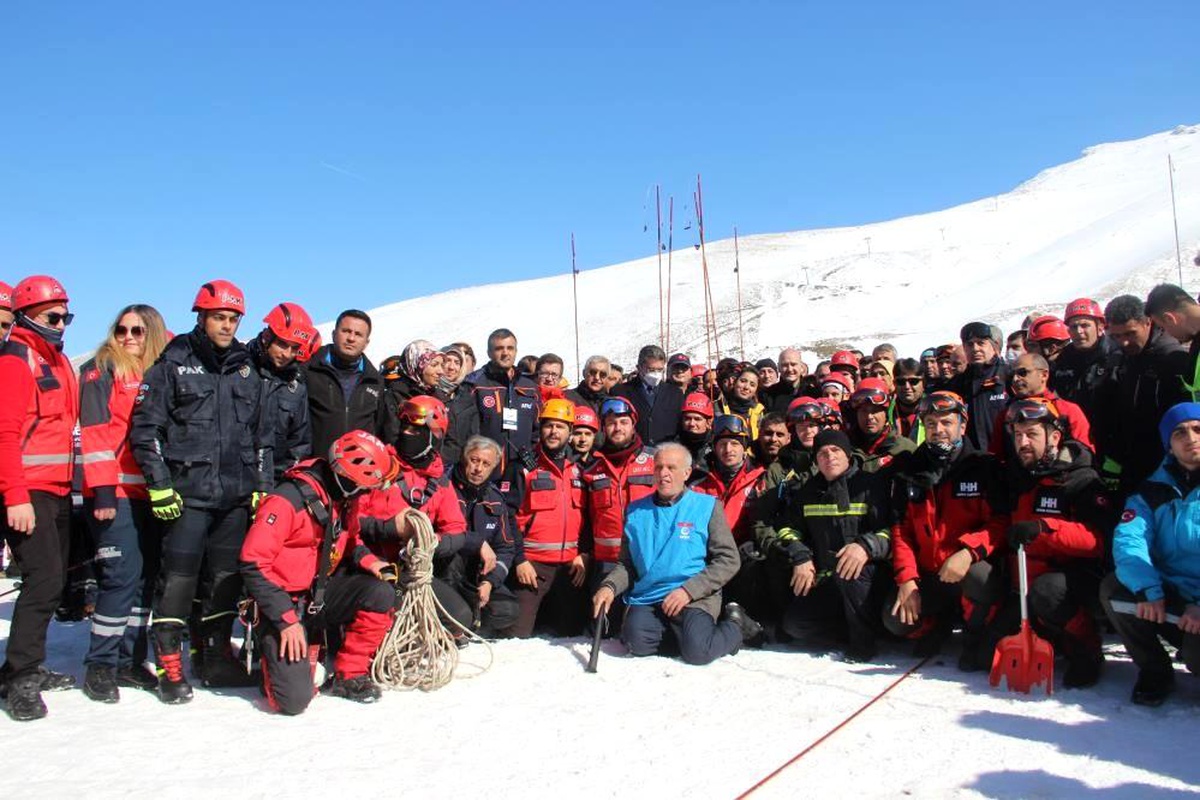 Erzincan AFAD "2022 Kış Tatbikatına" katılım sağladı