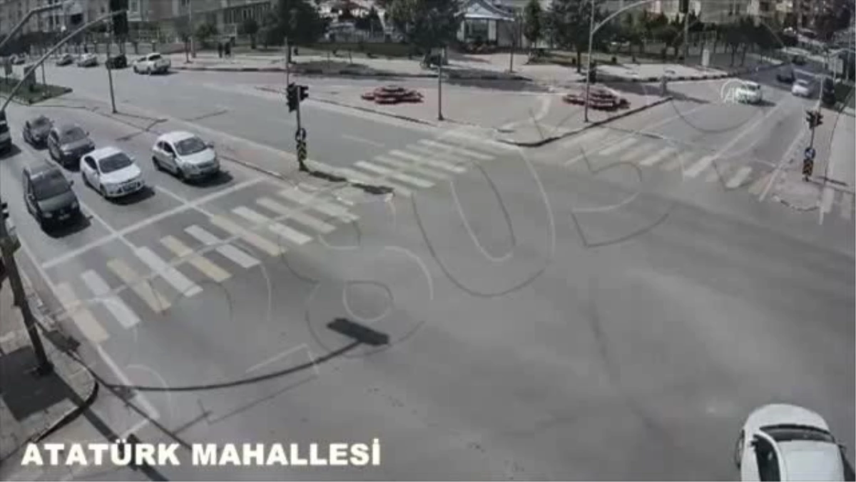 GAZİANTEP - Trafik kazaları güvenlik kamerasında