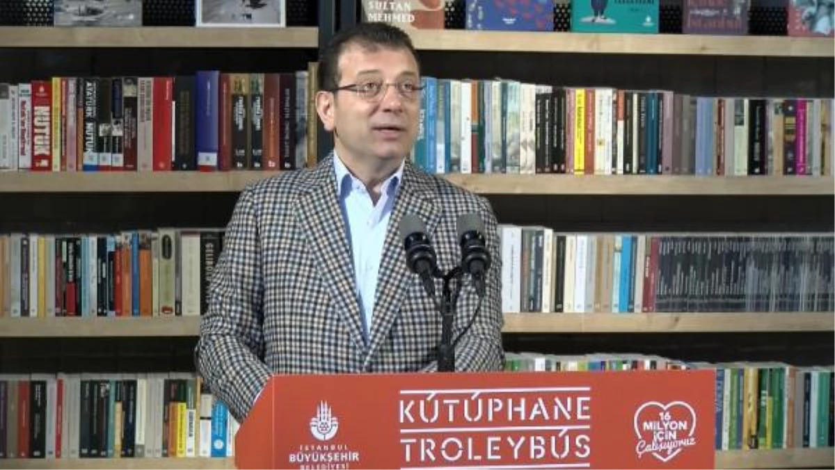 İMAMOĞLU, \'KÜTÜPHANE TROLEYBÜS\'ÜN AÇILIŞINI YAPTI