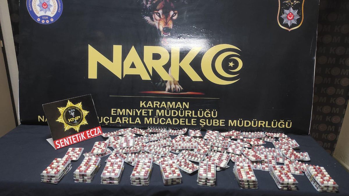 Karaman\'da uyuşturucu operasyonunda yakalanan 2 şüpheli tutuklandı
