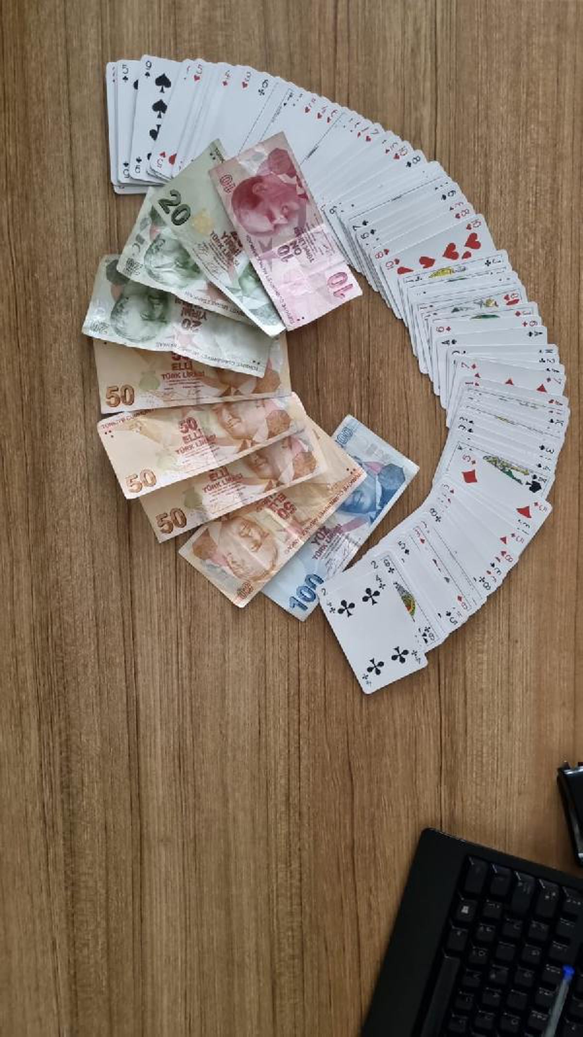 Kayseri\'de kumar oynayan 10 kişiye 18 bin TL ceza