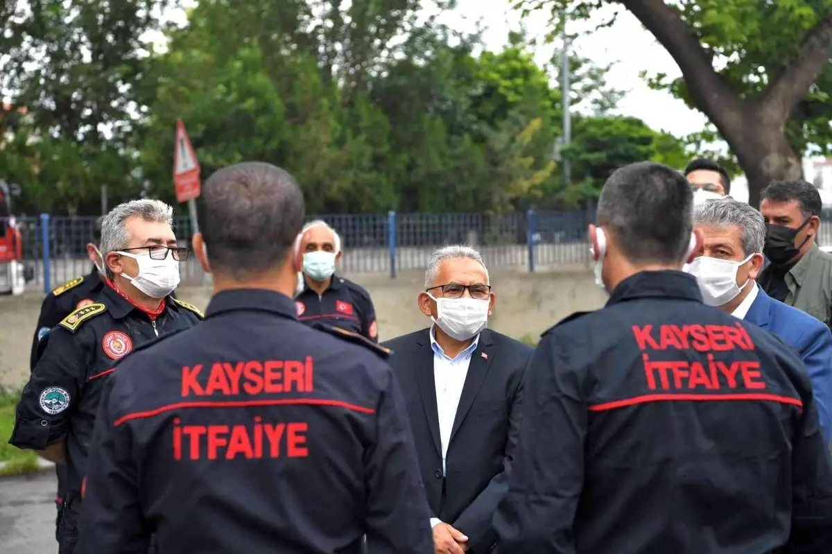 Kayseri itfaiyesine yeni cihazlar alındı