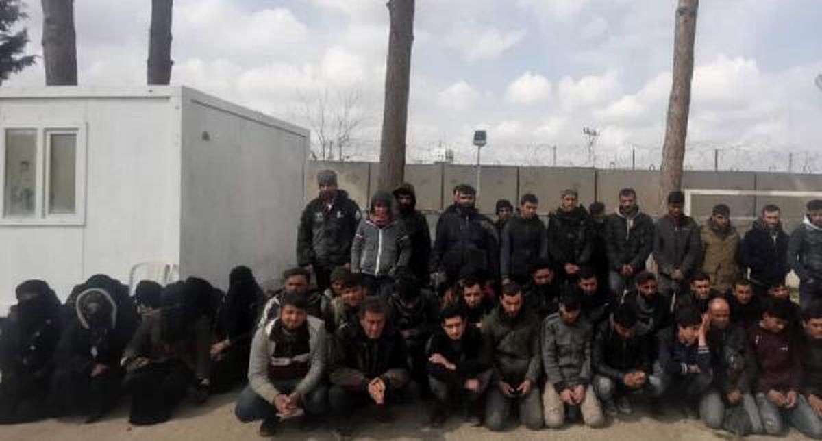 Kilis\'te 1 haftada 134 kaçak göçmen yakalandı