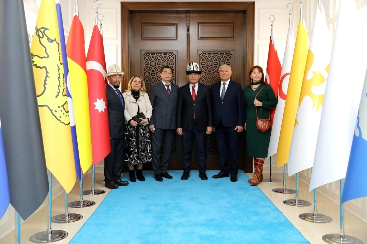Kırgızistan heyetinden Başkan Güder\'e kardeşlik ziyareti