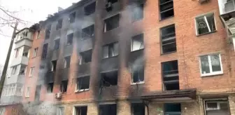 Okul binasına isabet eden roket büyük hasara yol açtı