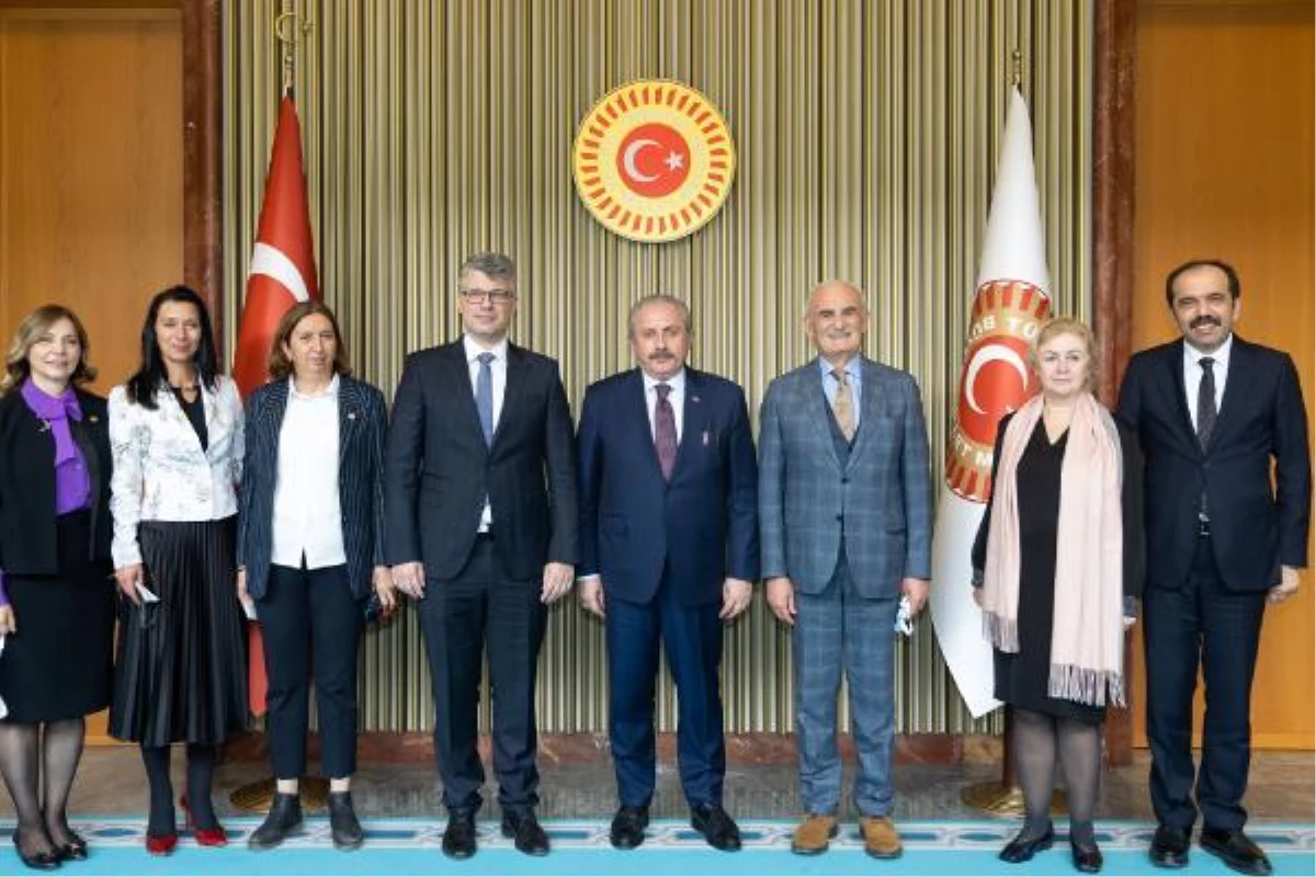 Şentop, Estonya-Türkiye Parlamentolar Arası Dostluk Grubu Başkanı Korb\'u kabul etti