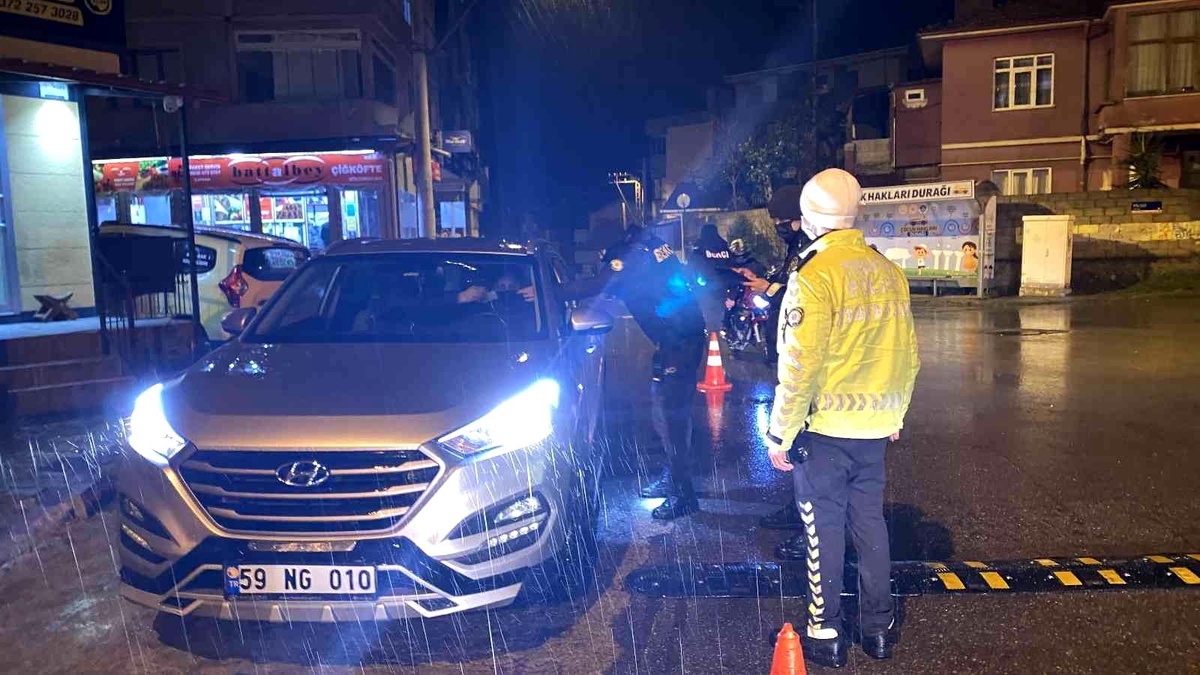 Bekçiler asayiş uygulaması yaptı