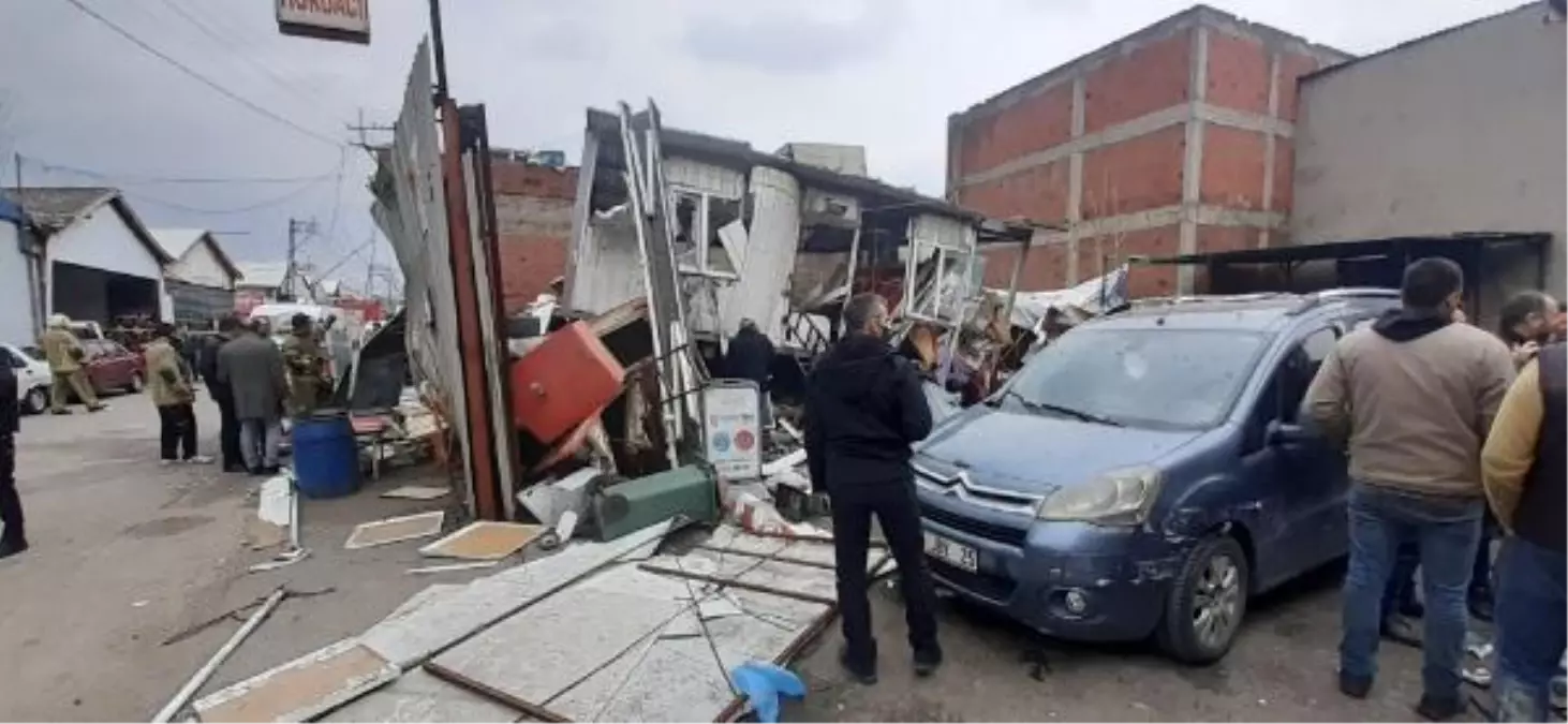 Son dakika haberleri! BURSA\'DA HURDA DEPOSUNDA PATLAMA; 3 YARALI