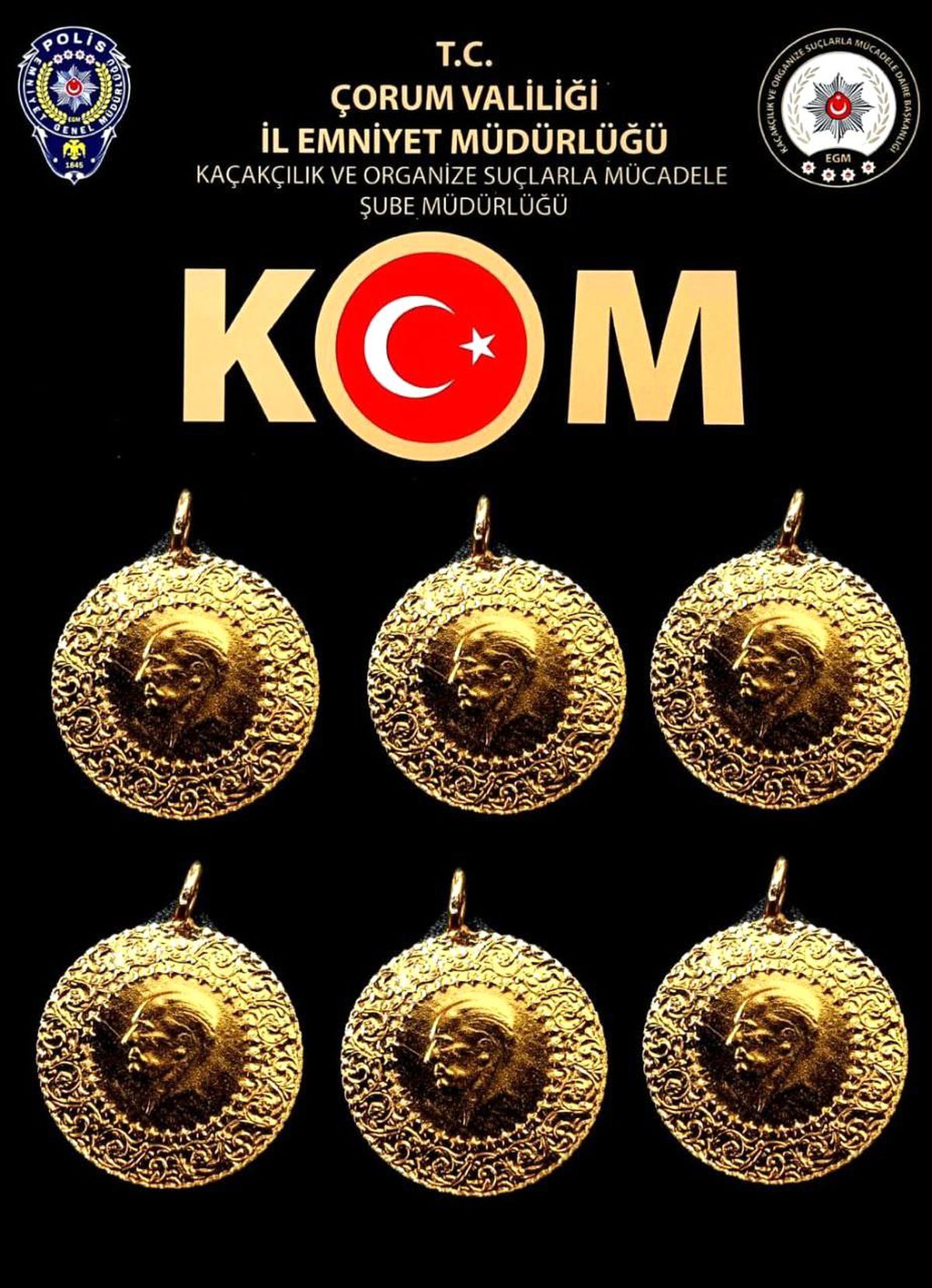 Çorum\'da sahte altın operasyonu