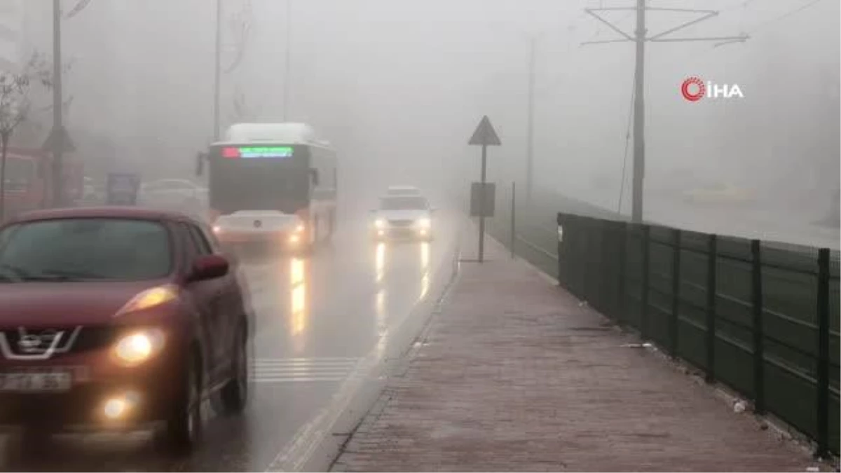 Gaziantep\'te yoğun sis etkili oldu