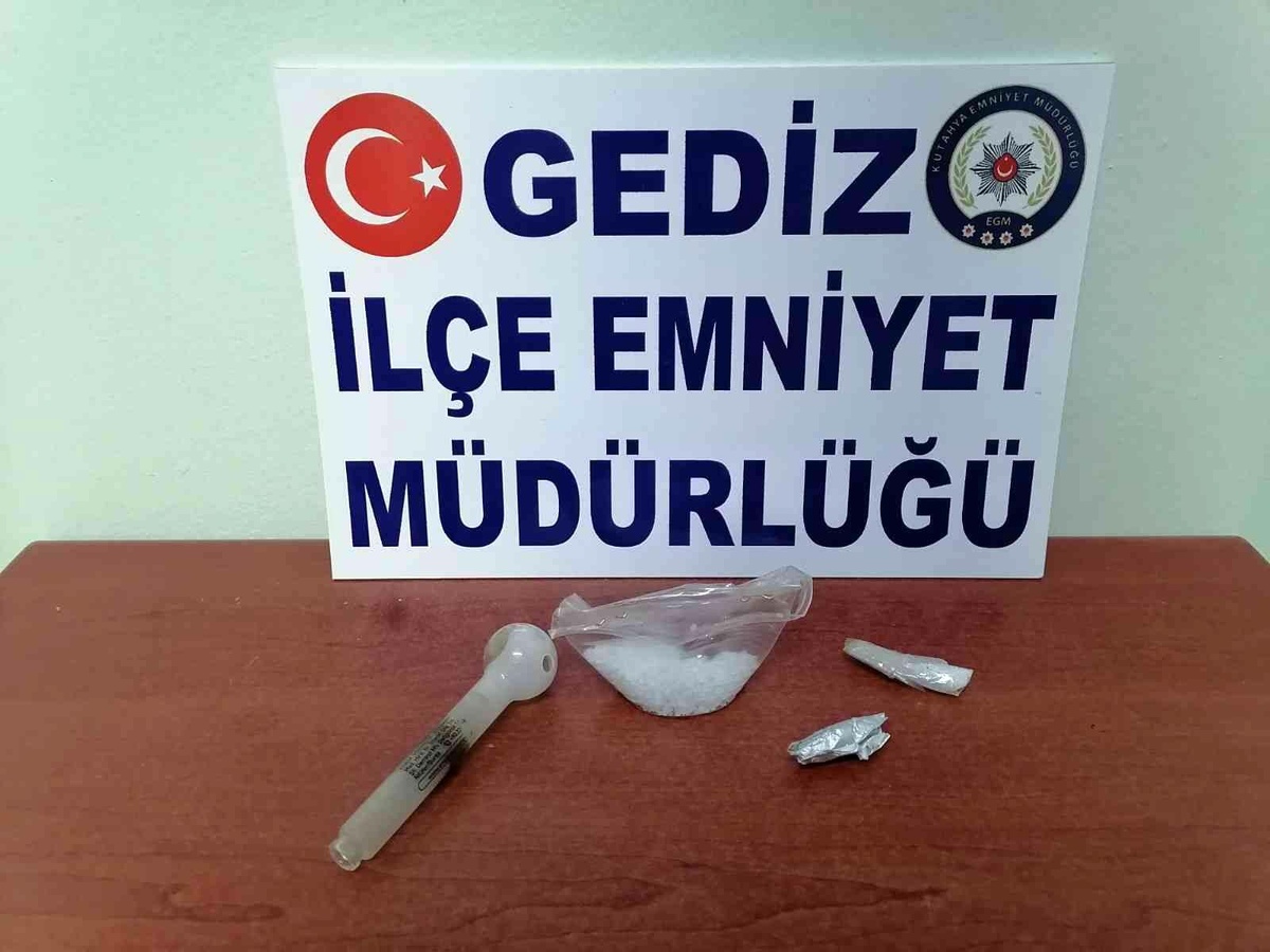 Gediz\'de uyuşturucuya 1 tutuklama