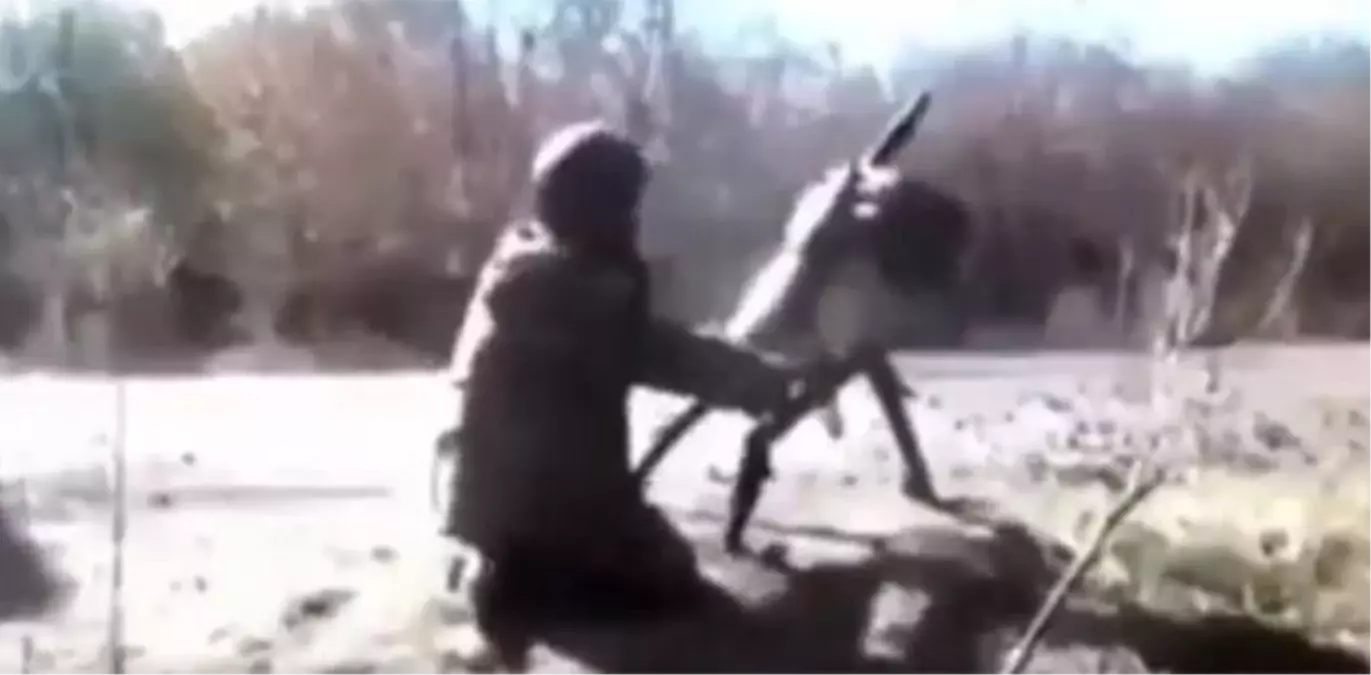 Ukraynalı asker, havan topu atarken "Allahu Ekber" diye bağırıyor!