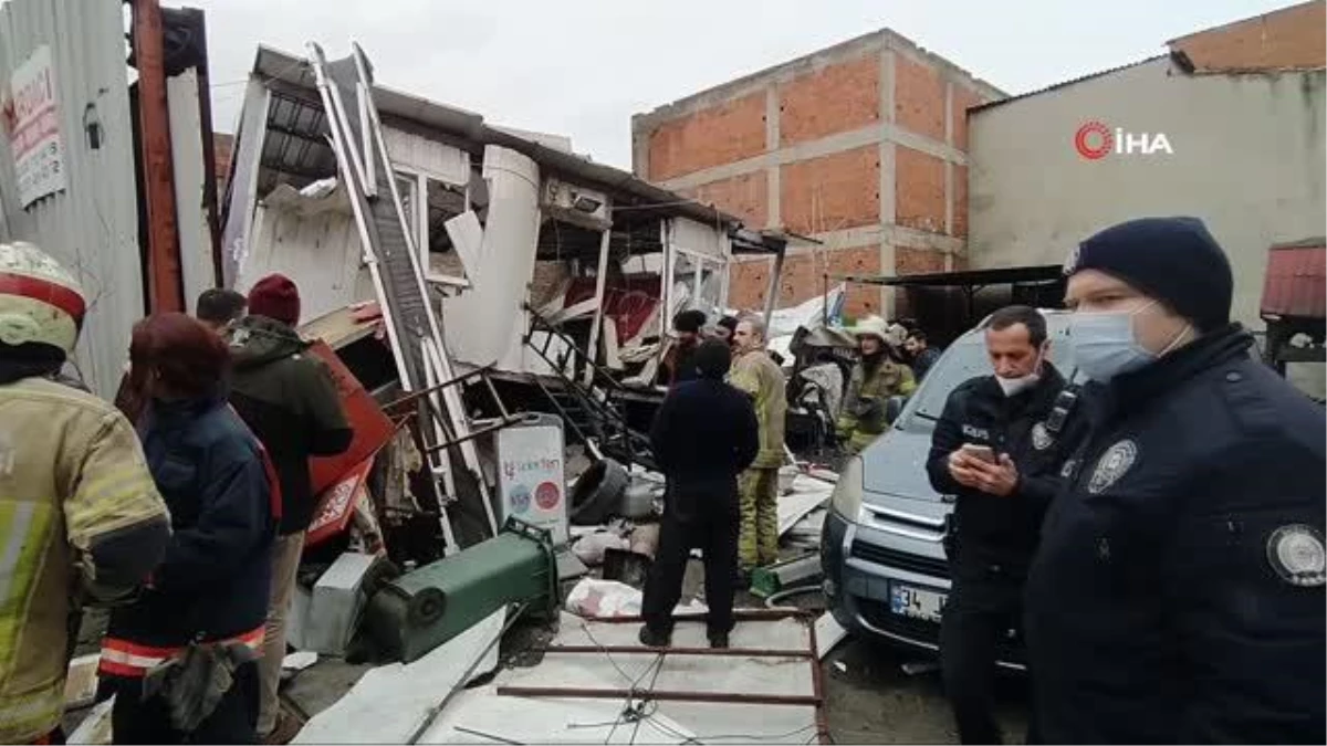 Son dakika haberleri | Hurda deposunda patlama meydana geldi: 2 yaralı