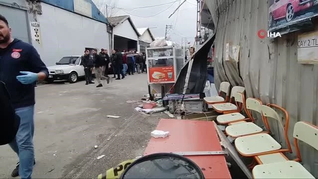 Son dakika haberleri | Hurda deposunda patlama meydana geldi: 2 yaralı