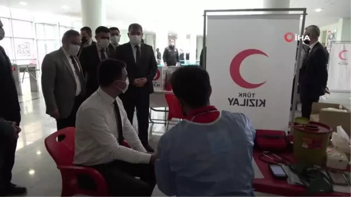 Kırıkkale Valiliği\'nden kan bağışı kampanyasına destek