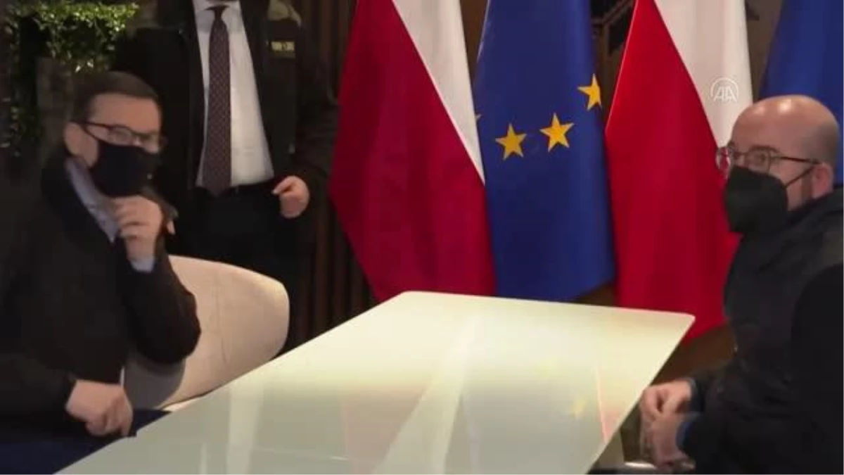 Polonya Başbakanı Morawiecki-AB Konseyi Başkanı Michel ortak basın açıklaması