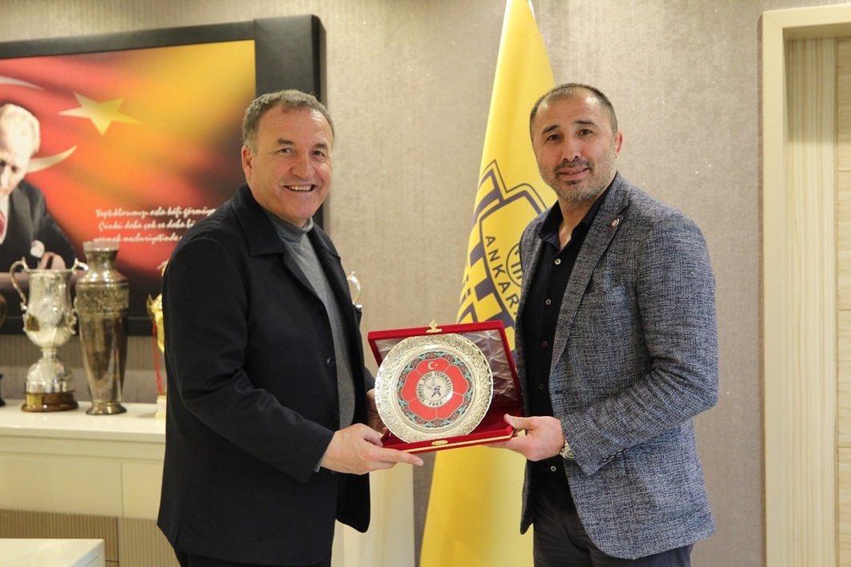 Türkiye Judo Federasyonu Başkanı Huysuz\'dan MKE Ankaragücü Kulübüne ziyaret