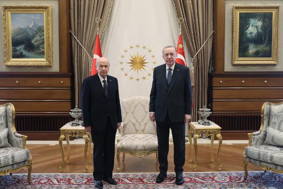Cumhurbaşkanı Erdoğan, MHP Genel Başkanı Bahçeli ile görüştü