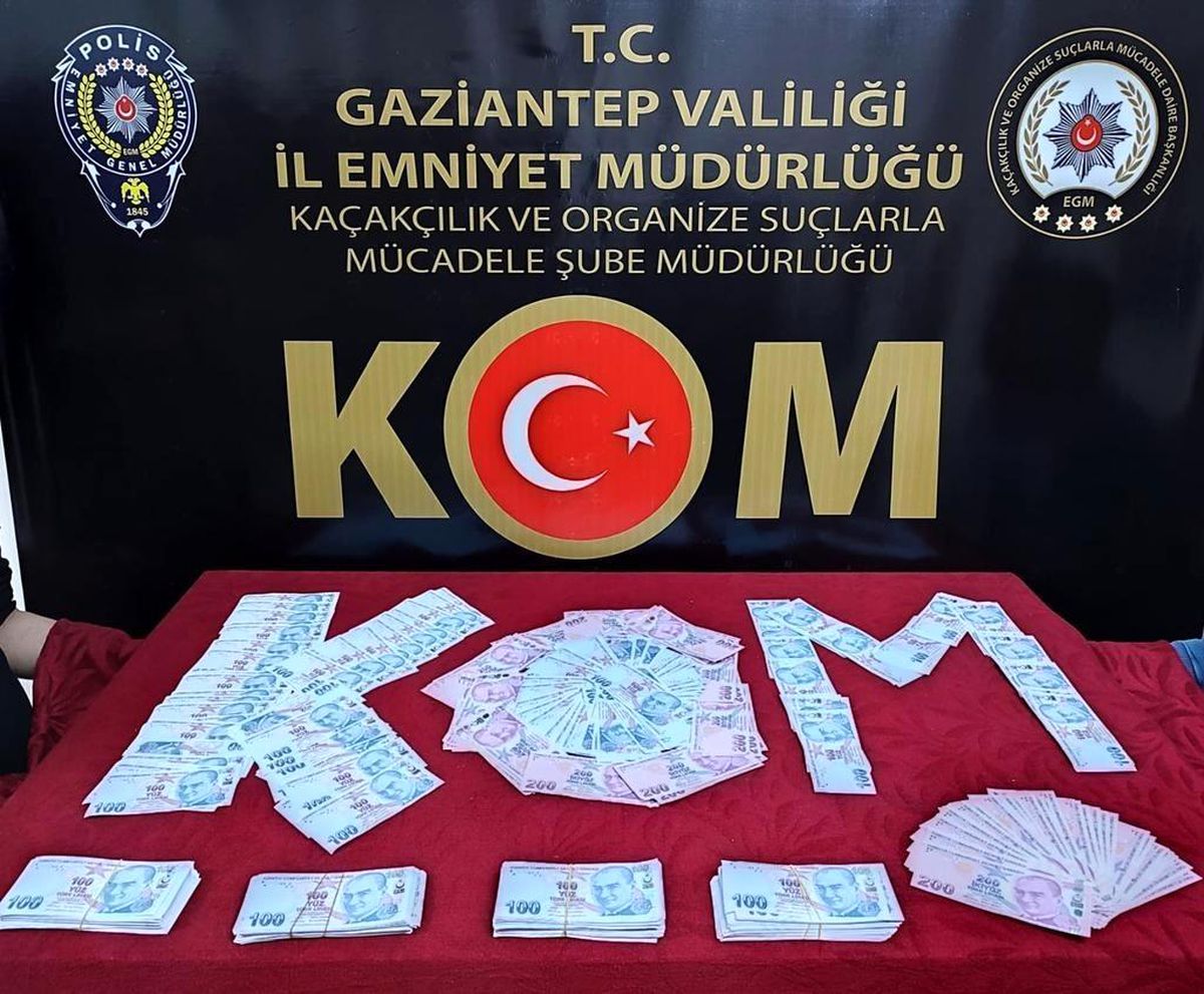 Gaziantep\'te bin 81 adet sahte banknot ele geçirildi