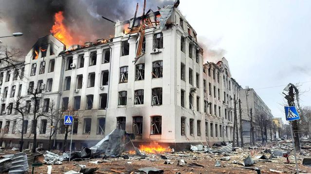 Haritalarla Rusya'nın Ukrayna'yı işgali: Kiev ve Harkov'da çatışmalar