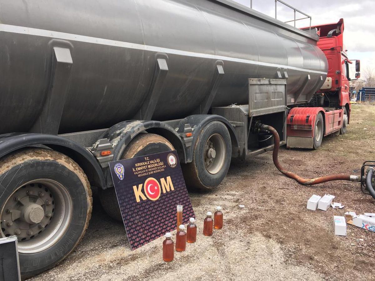 Kırıkkale\'de 31 bin 390 litre kaçak akaryakıt ele geçirildi