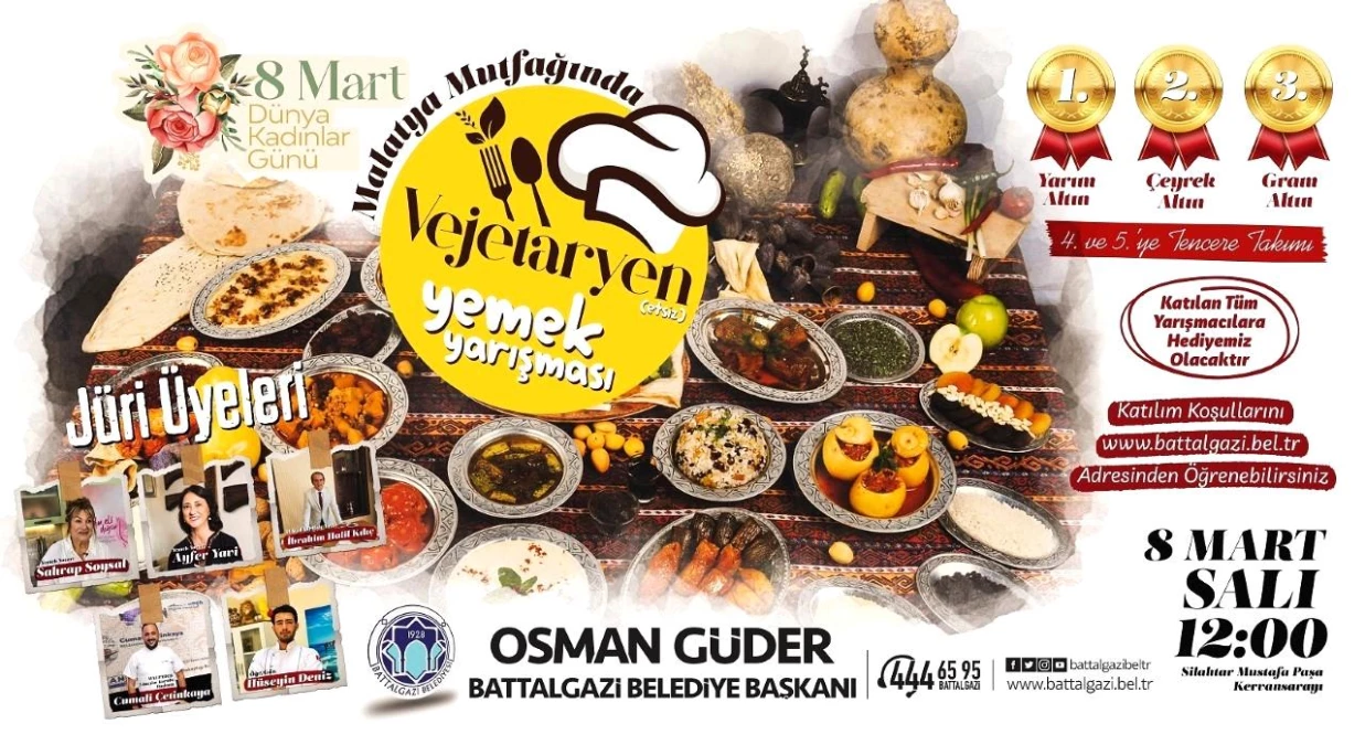 Malatya\'nın yemekleri "Vejetaryen Yemek Yarışması"nda yarışacak
