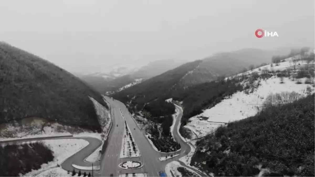 Samsun\'un yüksek kesimleri beyaza büründü