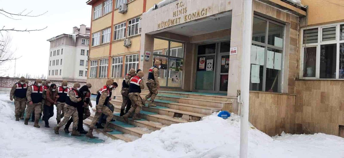 19 küçükbaş hayvanı çalan 7 kişi yakalandı