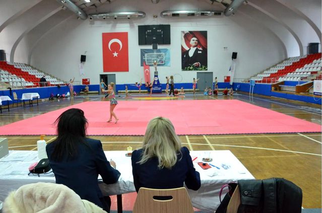 Aydın'da Cimnastik İl Birinciliği müsabakaları sona erdi