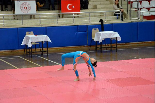 Aydın'da Cimnastik İl Birinciliği müsabakaları sona erdi