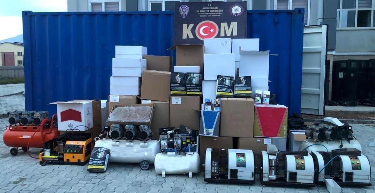 Son dakika haberleri | Aydın polisinden kaçak sigara operasyonu