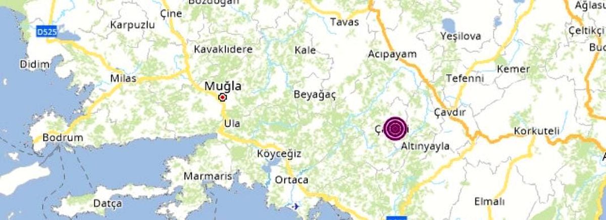 Çameli\'nde deprem