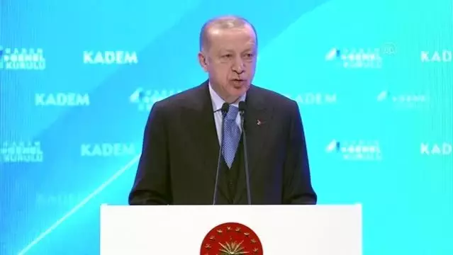 Cumhurbaşkanı Erdoğan, KADEM 4. Olağan Genel Kurulu'nda konuştu: (2)