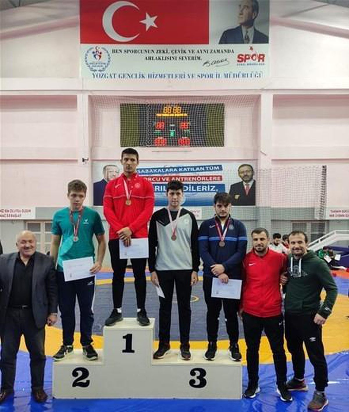 Güreşçi Bozbağ Türkiye Şampiyonu oldu