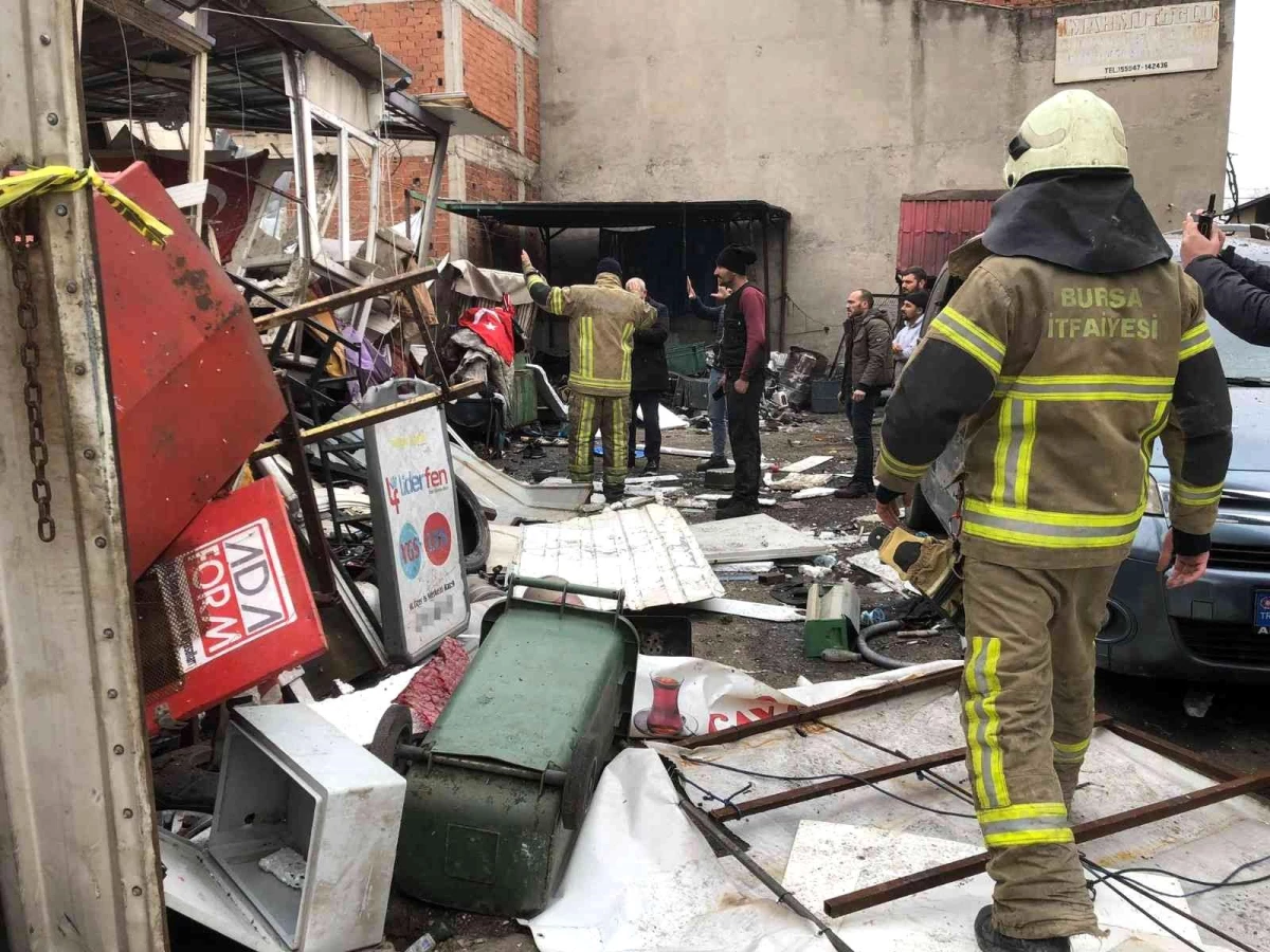 Hurda deposunu savaş alanına çeviren patlamanın yeni görüntüsü ortaya çıktı