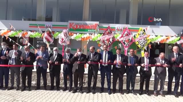 Kilis'te Türkiye Tarım Kredi Kooperatifi marketi faaliyete girdi