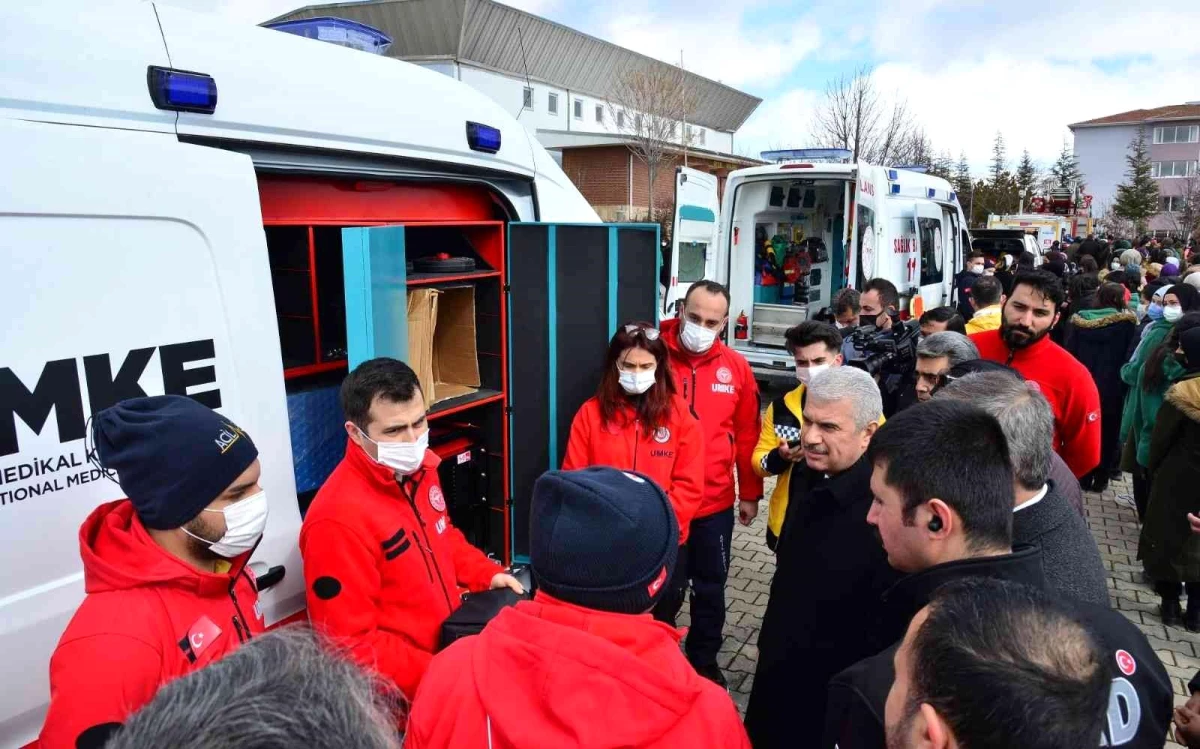 Kırşehir\'de deprem tahliye tatbikatı yapıldı