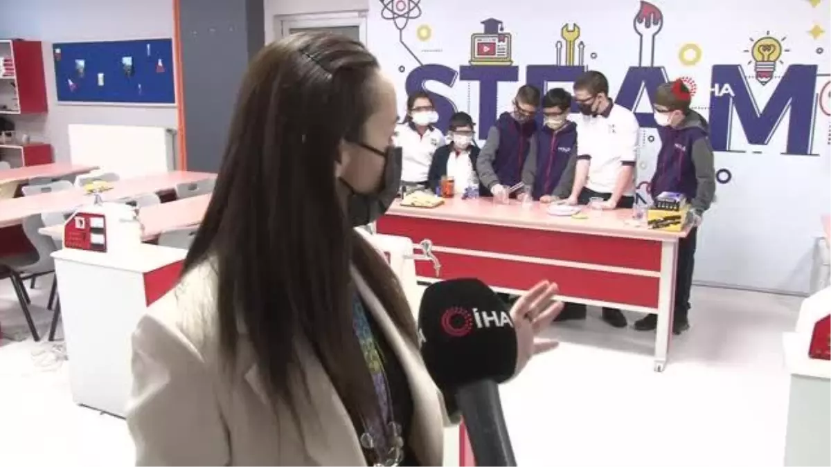 Orta okul öğrencileri atık yağdan sabun üretti