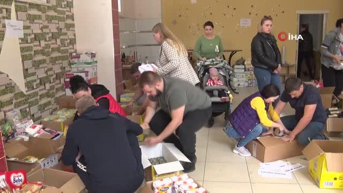 Son dakika haber | Savaş başlayınca emlak ofisi açmak için kiraladığı ofisi yardım ofisine çevirdi